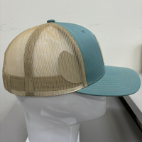 Sombreros de camionero Parche de cuero personalizado EE. UU. Gorra para hombre Gorras de camionero ajustables para exteriores, Gorras deportivas para hombre Estilo camionero de 6 paneles