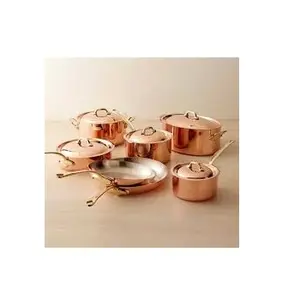 Thiết kế cổ điển đa chức năng đồ nấu nướng chậu và chảo Cookware sets nội thất thép không gỉ đồ dùng nhà bếp nấu ăn Cookware Set