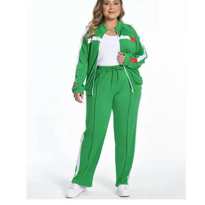 ชุดวอร์มผ้ากำมะหยี่สำหรับผู้หญิงเสื้อผ้าแฟชั่นสะท้อนแสงสำหรับฤดูหนาวผลิตตามสั่งมีไซส์พิเศษ - Product Image 1