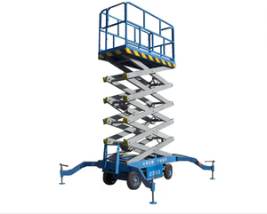 Plataforma de Trabajo Móvil de 13 a 59 pies, Elevador de Tijera para Construcción y Mantenimiento, Precio de Venta - Product Image 3