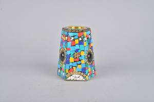 Luxury Mother Of Pearl Inlay Bakhoor Burner Geometric Hexagon Resin Handicraft Arabic Mabkhara For Oud <b>Incense</b> Home Decor Gift - Product Image 5