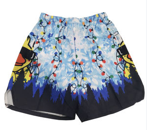 Pantalones cortos de algodón de estilo deportivo hechos a medida de alta calidad de verano de EE. UU., patrón sólido bordado, cintura elástica de tamaño 6XL para ropa de playa - Product Image 1