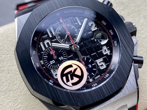 Reloj mecánico de gran calidad para hombre, 42mm, TK, fábrica ETA 3126, movimiento, cronógrafo multifunción, resistente al agua, bisel de cerámica negra - Product Image 2