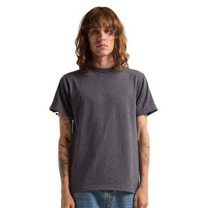 Hommes Oversize Baggy Boxy T-Shirt col rond bord brut surdimensionné coton T-Shirt manches courtes poche avant T-Shirt - Product Image 1