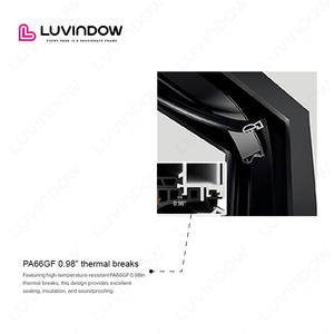 Pintu Masuk Aluminium Alloy Gaya Amerika dengan Teknologi Isolasi Termal - Product Image 3