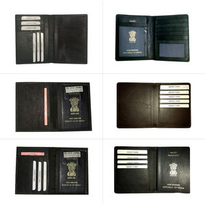 Meilleur porte-passeport en cuir véritable de qualité supérieure personnalisé accessoires de voyage haut de gamme fabricant indien - Product Image 3