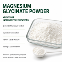 Capsules de glycinate de magnésium en vrac personnalisées Greenpie, complément alimentaire OEM ODM pour l'emballage de marques privées