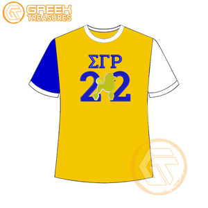 Vente en gros de t-shirt Sigma Gamma Rho pour femmes vêtements de sororité jersey de coton t-shirt respirant de haute qualité vêtements grecs pour femmes - Product Image 3