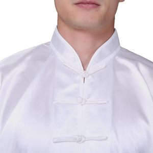 Uniformes chinos tradicionales de Tai Chi, ropa de Kung Fu, conjunto de manga larga Unisex, botones de rana y cuello mandarín, cintura elástica - Product Image 4