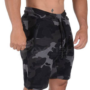 High Street Short décontracté pour hommes Design de logo personnalisé Meilleure vente de haute qualité Motif uni teint - Product Image 3