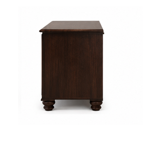 Meuble TV Classique en Bois Massif avec Double Porte, Étagère Ouverte et Tiroir – Élégant Meuble de Salon - Product Image 4