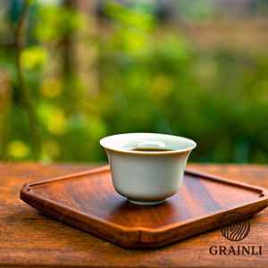 <b>Oak</b> wood serving <b>Tray</b> with rounded corners, Wooden Plate, Serving Board Hand made Workspace Accessories | Refined | - Product Image 2