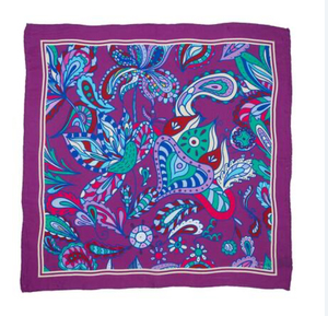 Pañuelo cuadrado hecho a mano de seda de alta calidad con logotipo personalizado Impresión digital Precio bajo de buen fabricante - Product Image 5