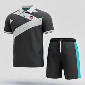 ชุดกอล์ฟผู้ชายคุณภาพสูง น้ำหนักเบา ระบายอากาศได้ดี ผ้าสเตรช ออกแบบโลโก้ได้ตามต้องการ สำหรับการฝึกซ้อมกอล์ฟ - Product Image 1