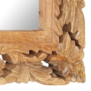 Espejo de Pared con Marco Tallado de Madera de Mango, Hecho a Mano, de Calidad de Exportación, Moderno, Ecológico, para Dormitorio, Sala de Estar u Hotel - Product Image 3