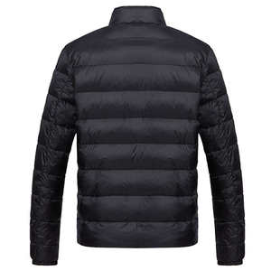 Quilted <b>Padded</b> Puffer <b>Jacket</b> for Men Winter Resistant Packable <b>Hooded</b> Custom Breathable Outdoor Men's <b>Jackets</b> - Product Image 2