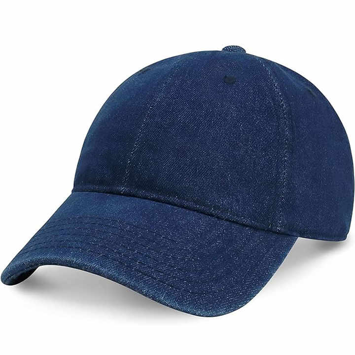 Pakistan Manufactory Men's Black 5-Panel Cotton Baseball Cap Cheap Blank Sports Promotional 6-Panel Hat