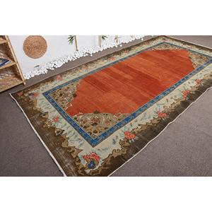 5.8x11.2 ft Vintage Turkish Rug, Large Rug, <b>Red</b> <b>Wool</b> Rug - Product Image 3