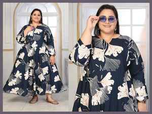 ชุดเดรสยาวสไตล์อินเดียโบราณ ผ้าจอร์เจตต์ปักลาย แอนาร์กาลี คุर्ติ สำหรับผู้หญิง ชุดลำลองสำหรับฤดูหนาว แห้งเร็ว - Product Image 5