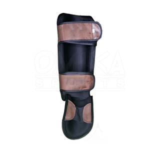 Espinillera de piel de vaca ligera unisex personalizada para boxeo adulto venta en línea con logotipo personalizado - Product Image 5