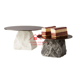 Soporte para Pastel de Mármol Italiano Negro, en Oferta, para Decoración del Hogar, Hoteles y Restaurantes - Product Image 3