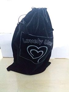 Urnas de cremación negras de latón macizo para cenizas humanas con bolsa de terciopelo - Product Image 2