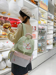 Nueva mochila a cuadros de estilo japonés para niñas, mochila escolar ligera para estudiantes de secundaria, color caramelo, fresco - Product Image 4