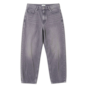 กางเกงยีนส์ทรงหลวมพิเศษสำหรับผู้ชาย สไตล์สตรีทแวร์ ผ้าเดนิมหนา 100% คอตตอน ล้างสีอ่อน สไตล์วินเทจ โอเวอร์ไซส์ ลำลอง รับผลิตแบบ OEM - Product Image 2