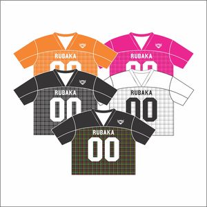 Camisetas cuadradas con cuello en V XL hechas a medida para hombre, camisetas de malla extragrande de alta calidad para fútbol, baloncesto, fútbol universitario, transpirable de talla grande - Product Image 5