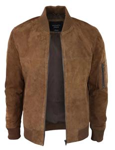 Chaqueta de cuero de invierno para hombre de calidad superior de tendencia superior, chaqueta de cuero de ante sólido, nuevo estilo de moda, suministro al por mayor - Product Image 1