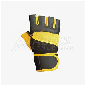 Venta caliente Guantes de gimnasio Levantamiento de pesas Guantes de gimnasio de cuero Fitness Levantamiento de pesas Guantes de gimnasio Entrenamiento 2025 - Product Image 2