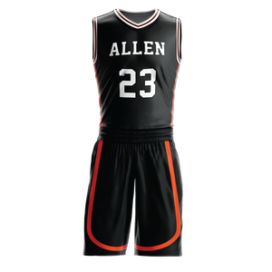 Camiseta de alta calidad, conjuntos impresos por sublimación, uniformes personalizados OEM para hombre, camiseta de baloncesto, pantalones cortos de baloncesto de verano - Product Image 1