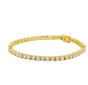 VVS1 Lab Grown Diamond Tennis <b>Bracelet</b> Luxury <b>925</b> <b>Silver</b> 2mm-7 Inch Sizes Rhodium-Plated Women <b>Men</b> Manya Sells Services G Color - Product Image 1
