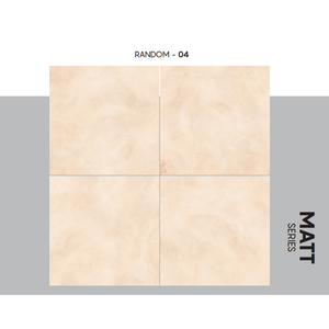 Colorex Crema 600x600mm Azulejo antideslizante de acabado mate de alta resistencia Diseño moderno para baño escolar Resistente al fuego Dimensionalmente - Product Image 3