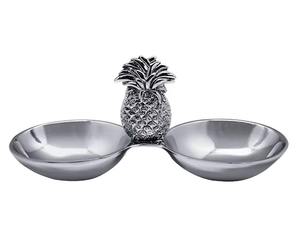 Bols de service en aluminium de style tendance avec ananas Design décoratif Snack & Noix Bowl Qualité incroyable - Product Image 4