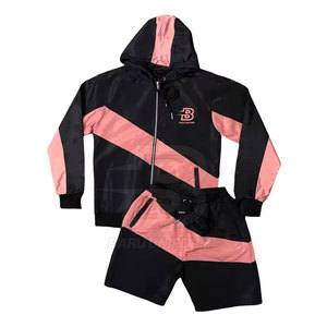 Conjunto de Sudadera con capucha de invierno cortavientos hecho en fábrica personalizado de diferentes colores y tamaños para la venta en línea - Product Image 1