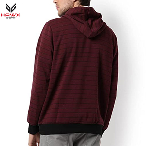 Sweatshirts décontractés de couleur unie pour hommes pour l'hiver XS Taille ODM Tissu polaire Design imprimé à la mode en vente - Product Image 4