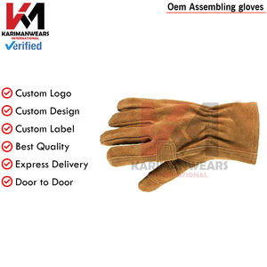ถุงมือหนังสำหรับผู้ชายระดับพรีเมียม ทนทาน สวมใส่สบาย และมีสไตล์ ปกป้องมือสำหรับงานหนัก กิจกรรมกลางแจ้ง - Product Image 5