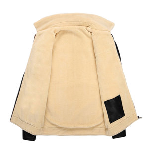 2025 meilleure vente moto motard vestes en cuir véritable agneau Style de rue col de fourrure hiver veste en cuir pour hommes - Product Image 5