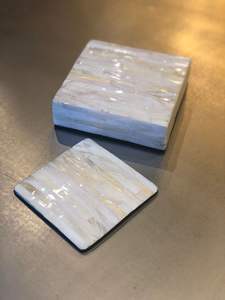 Posavasos antideslizantes de mármol de diseñador de precio directo de fábrica al por mayor, posavasos absorbentes de estilo de mármol recién llegados a la moda - Product Image 2