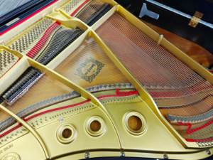 Piano à queue Yamaha G1B 88 touches en bois massif, design classique avec un son acoustique riche pour la scène et le studio, haute performance - Product Image 4