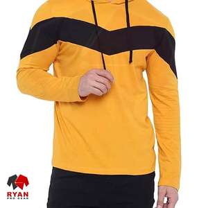 เสื้อฮู้ดสวมหัวแบบสวมหัวสำหรับผู้ชายผ้าคอตตอนผ้าฟลีซ100% ออกแบบได้ตามที่ต้องการ | ป้องกันการยับระบายอากาศเป็นมิตรกับสิ่งแวดล้อม | ดีไซน์แบบปัก3D มัดย้อม | - Product Image 6