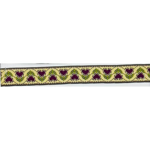 KVR Ribbon Jacquard Net Tape Factory Direct Woven Polyester RIBBONS Custom Ribbon Decorate Garments,single Face Pantone Color - Product Image 1