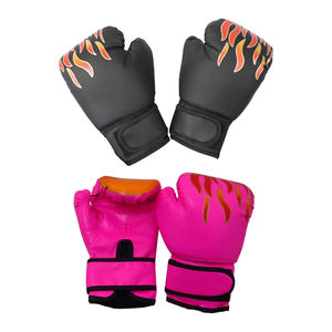 ถุงมือชกมวยสำหรับเด็กผู้ชายและเด็กผู้หญิง12ออนซ์และ14ออนซ์ถุงมือฝึกหนังพร้อมแผ่นรองมือสำหรับเด็ก - Product Image 5