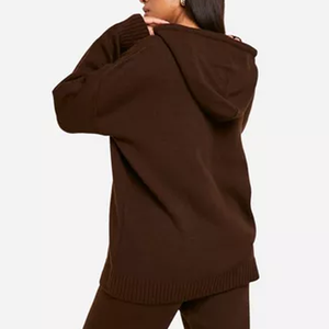 2025 personalizado de alta calidad cómodo 100% algodón polar vintage gota hombro oversize pullover transpirable invierno Sudadera con capucha - Product Image 3