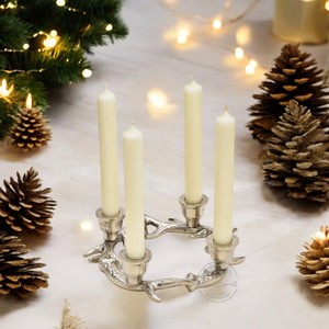 ของตกแต่งต้นคริสต์มาสทำจากไม้แบบชนบทพร้อมด้วยท็อปโต๊ะสำหรับเทศกาลที่สมบูรณ์แบบสำหรับตกแต่งบ้านในวันหยุดและตามฤดูกาล - Product Image 3