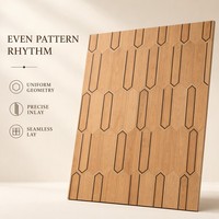 Parquet en bois d'ingénierie multicouche en chêne naturel 15 mm, avec incrustation en parquet français T&G, pour salon, hôtel, villa