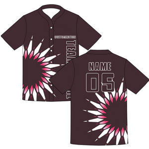 Maillot de baseball vierge imprimé respirant avec logo d'équipe de conception unisexe bon marché en gros - Product Image 5