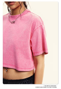 Camisetas de Verano Personalizadas para Mujer, Camisetas Holgadas de Manga Corta con Cuello Redondo, Camisetas Básicas Lisas, Camisetas Cortas para Mujer - Product Image 2