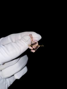 0.4 tcw unisex ทอง14K จี้แมงป่องประดับเพชรธรรมชาติของขวัญงานหมั้นสไตล์ฮิปฮอป - Product Image 5